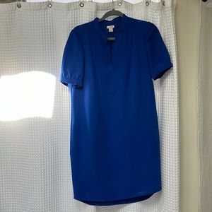 JCrew Blue Shift Dress, size 4